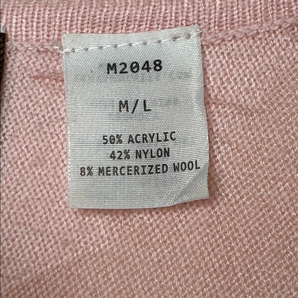 Kerisma Women's "Raven" Pink Coral Lightweight Knit Wool Blend Tunic Top Sz M/L - Picture 8 of 12